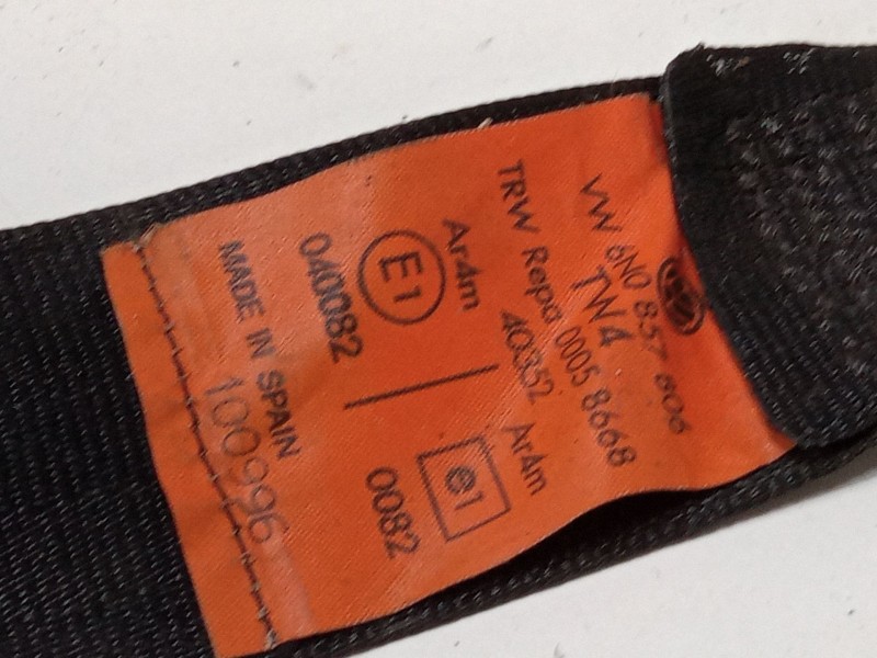 Recambio de cinturon seguridad trasero derecho para volkswagen polo iii (6n1) 60 1.4 referencia OEM IAM   