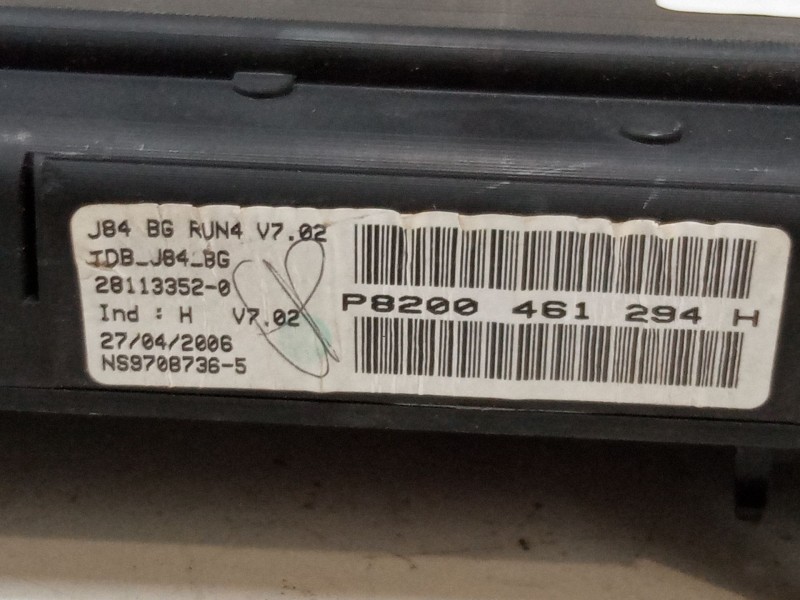 Recambio de cuadro instrumentos para renault scénic ii (jm0/1_) 2.0 (jm05, jm0u, jm1n, jm1u, jm2v) referencia OEM IAM 8200461294