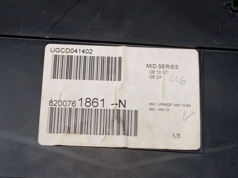 Recambio de cuadro instrumentos para renault clio iii (br0/1, cr0/1) 1.5 dci (br17, cr17) referencia OEM IAM 8200761861N  