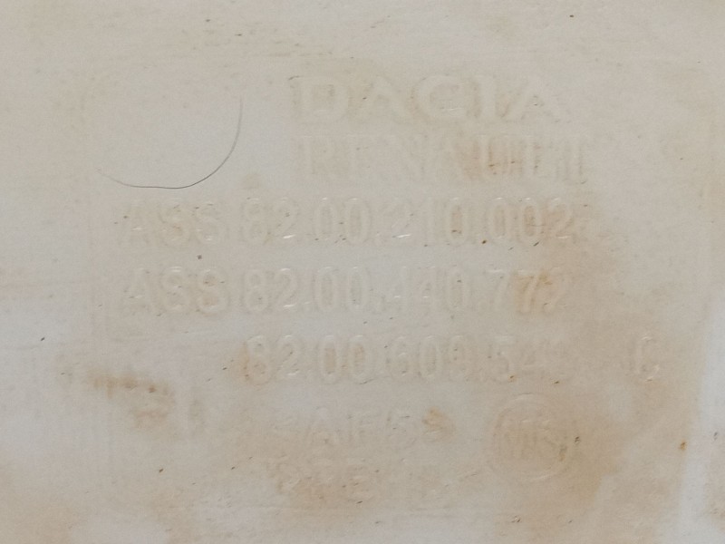 Recambio de deposito limpiaparabrisas para dacia sandero (bs_) 1.6 mpi 85 (bs03) referencia OEM IAM 8200210002  
