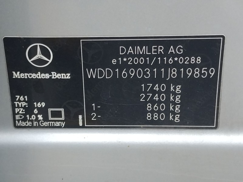 mercedes-benz clase a (w169) del año 2010