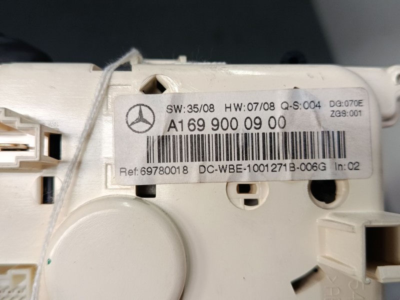 Recambio de mando calefaccion / a/a para mercedes-benz clase a (w169) a 160 (169.031, 169.331) referencia OEM IAM A1699000900  