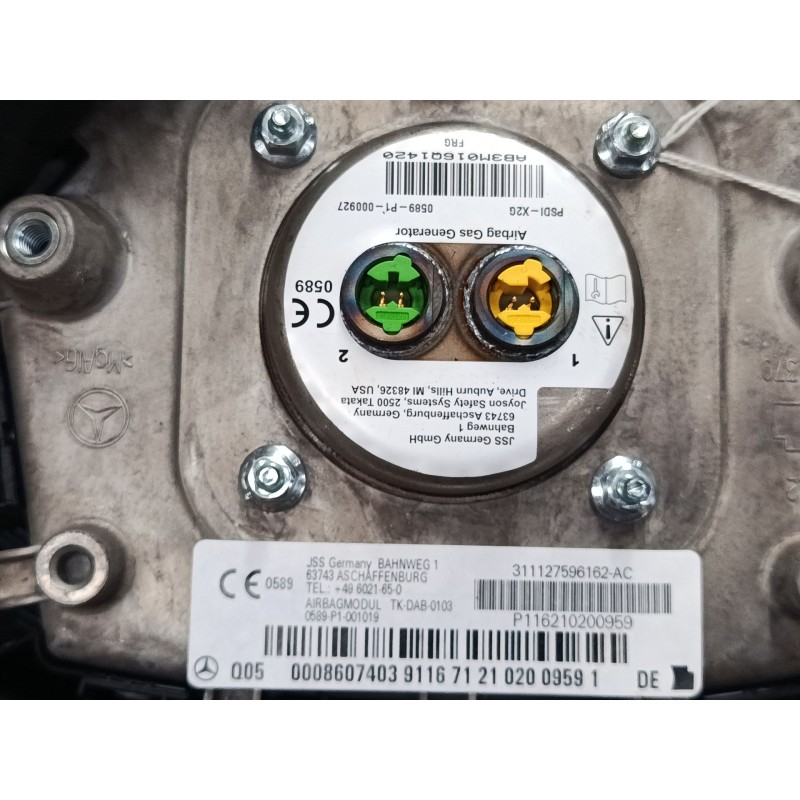 Recambio de airbag volante para mercedes-benz clase a (w169) a 160 (169.031, 169.331) referencia OEM IAM 311127596162  