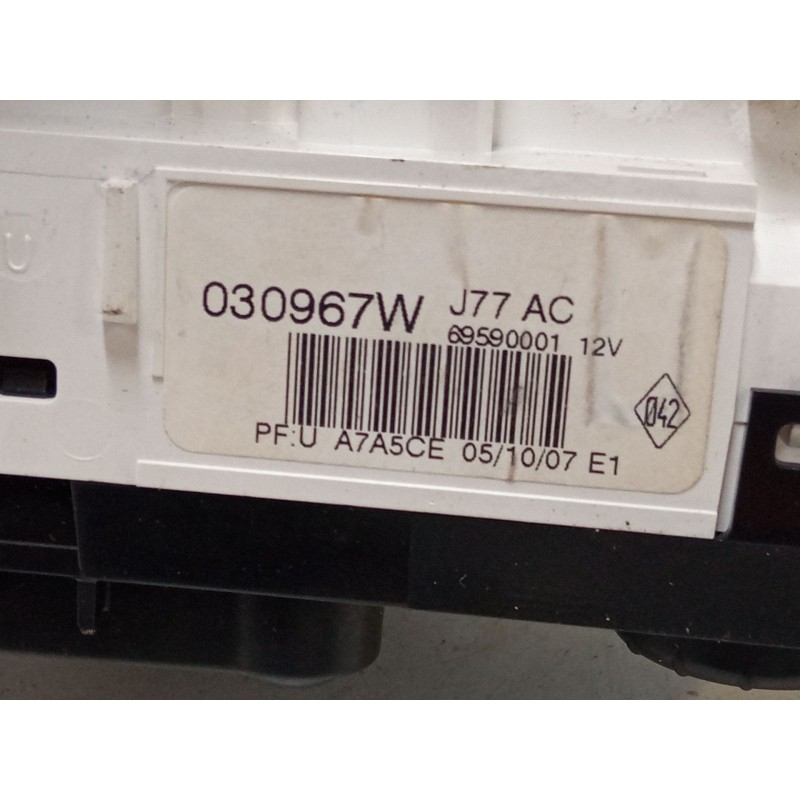 Recambio de mando calefaccion / a/a para renault clio iii (br0/1, cr0/1) 1.5 dci (br17, cr17) referencia OEM IAM 69590001  