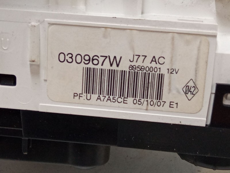 Recambio de mando calefaccion / a/a para renault clio iii (br0/1, cr0/1) 1.5 dci (br17, cr17) referencia OEM IAM 69590001  
