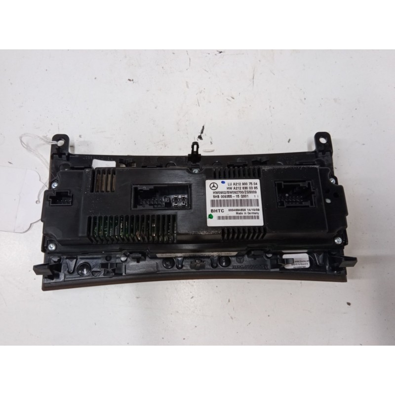 Recambio de mando climatizador para mercedes-benz clase e (w212) e 350 cgi (212.057) referencia OEM IAM A2129007504  