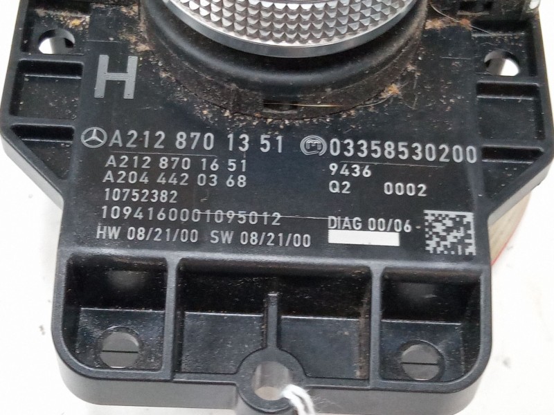 Recambio de mando navegador para mercedes-benz clase e (w212) e 350 cgi (212.057) referencia OEM IAM A2128701351  