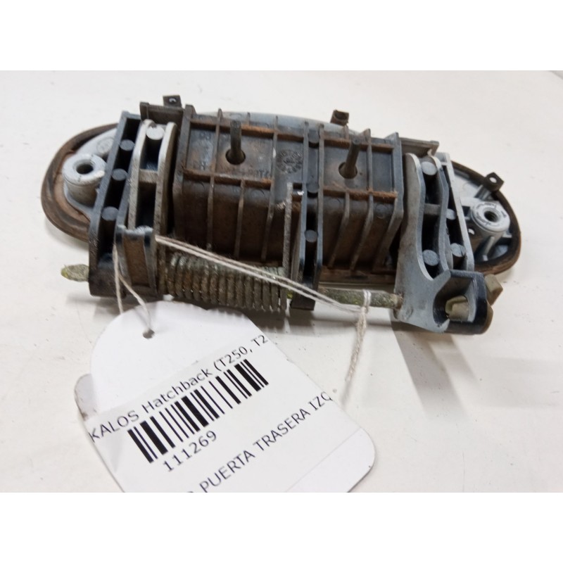 Recambio de maneta exterior puerta trasera izquierda para chevrolet aveo / kalos hatchback (t250, t255) 1.4 16v referencia OEM I