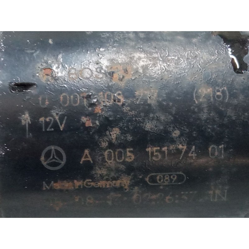 Recambio de motor arranque para mercedes-benz clase b sports tourer (w245) b 180 cdi (245.207) referencia OEM IAM A0051517401  