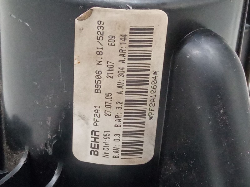 Recambio de motor calefaccion para peugeot 307 (3a/c) 1.4 16v referencia OEM IAM PF2A10604  
