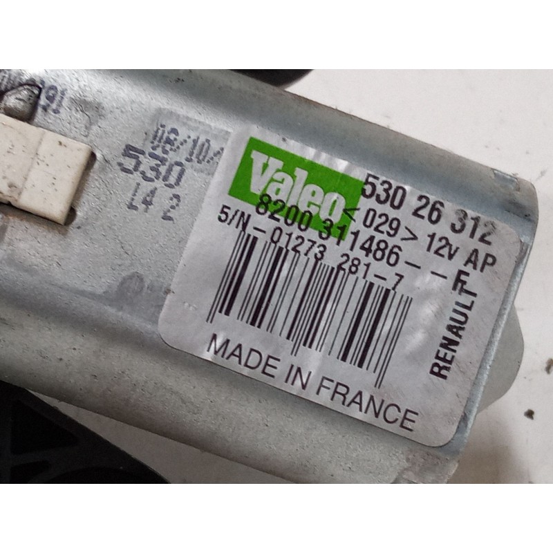 Recambio de motor limpia trasero para renault clio iii (br0/1, cr0/1) 1.5 dci (br17, cr17) referencia OEM IAM 8200311486 5302631