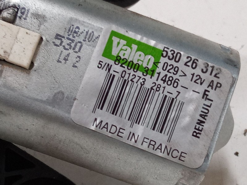 Recambio de motor limpia trasero para renault clio iii (br0/1, cr0/1) 1.5 dci (br17, cr17) referencia OEM IAM 8200311486 5302631