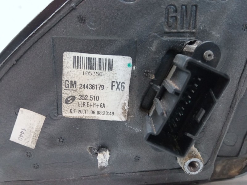 Recambio de retrovisor electrico derecho para opel vectra c gts (z02) 1.9 cdti (f68) referencia OEM IAM 24436179  