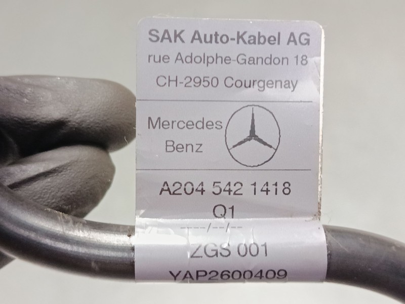 Recambio de borne negativo para mercedes-benz clase a (w169) a 160 (169.031, 169.331) referencia OEM IAM A2045421418  