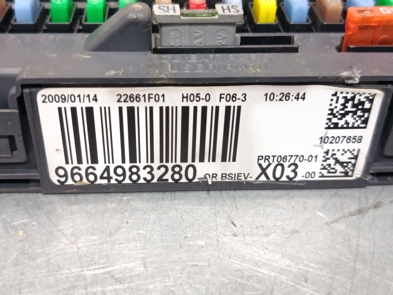 Recambio de bsi para citroën c3 i (fc_, fn_) 1.4 hdi referencia OEM IAM 9664983280 BSIEV-X03 