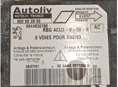 Recambio de centralita airbag para peugeot 406 (8b) 1.8 16v referencia OEM IAM 9644836780 600902800  2