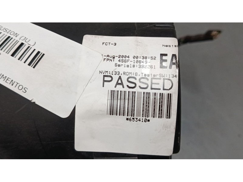 Recambio de cuadro instrumentos para ford fusion (ju_) 1.4 referencia OEM IAM 4S6F10849EA  