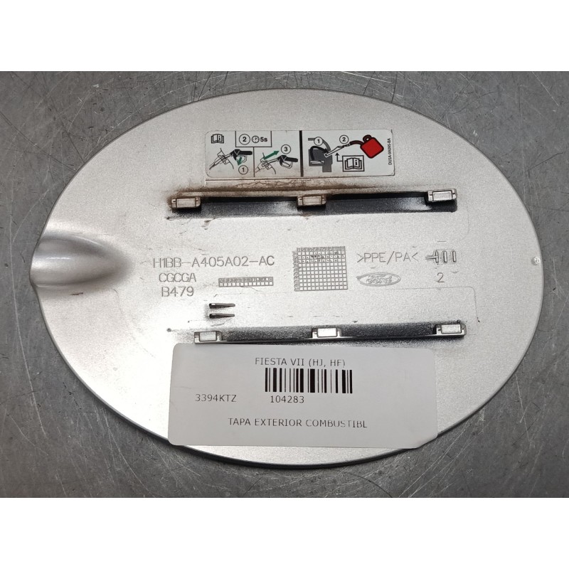 Recambio de tapa exterior combustible para ford fiesta vii (hj, hf) 1.0 ecoboost referencia OEM IAM   