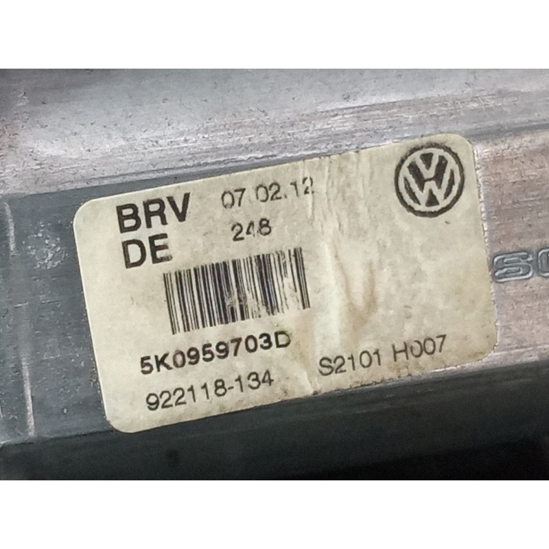 Recambio de elevalunas electrico trasero izquierdo para volkswagen golf vi (5k1) 1.2 tsi referencia OEM IAM 5K0959703D 5k4839729