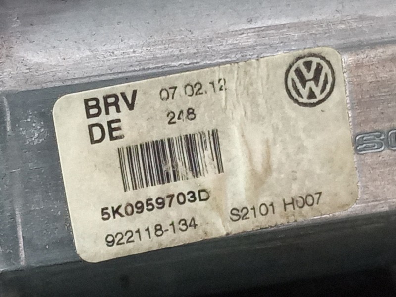 Recambio de elevalunas electrico trasero izquierdo para volkswagen golf vi (5k1) 1.2 tsi referencia OEM IAM 5K0959703D 5k4839729
