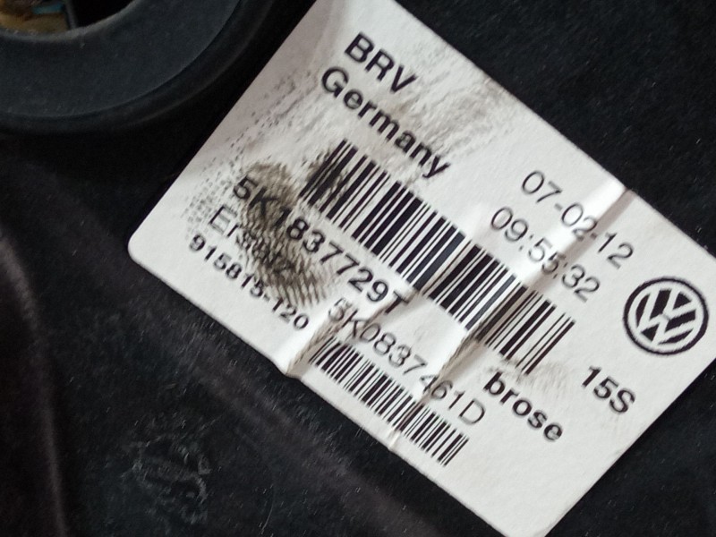 Recambio de elevalunas electrico delantero izquierdo para volkswagen golf vi (5k1) 1.2 tsi referencia OEM IAM 5K0959793 5k183772