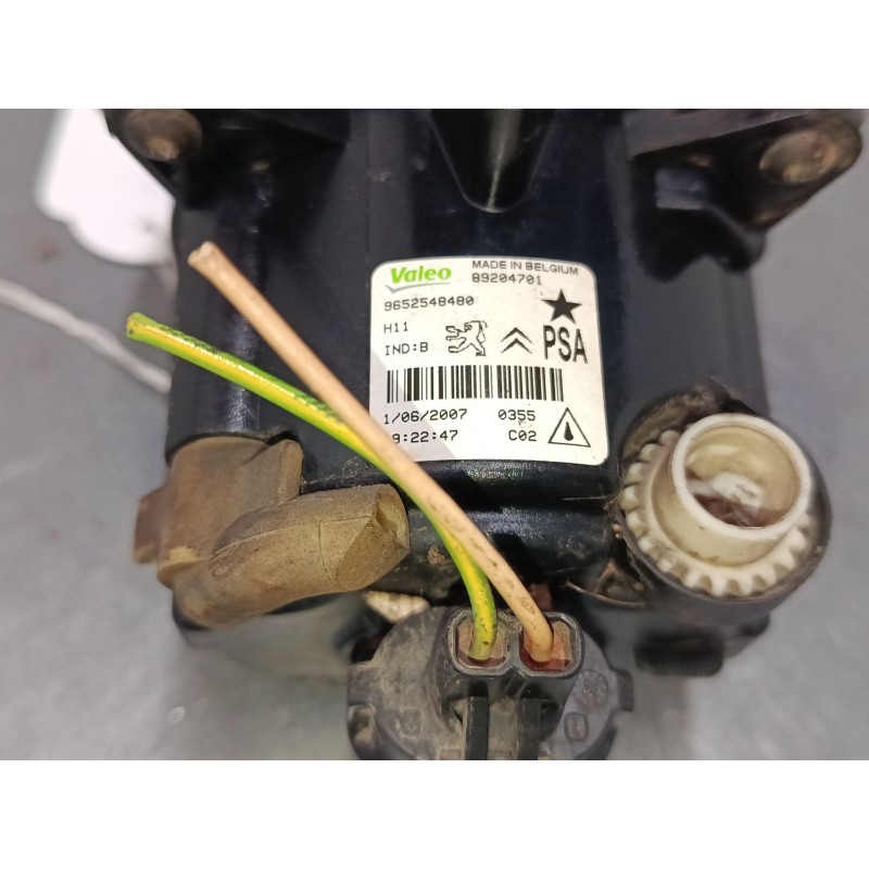 Recambio de faro antiniebla izquierdo para peugeot partner monospace (5_, g_) 1.6 hdi 90 referencia OEM IAM 9652548480  