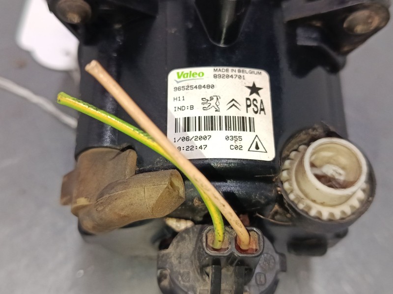 Recambio de faro antiniebla izquierdo para peugeot partner monospace (5_, g_) 1.6 hdi 90 referencia OEM IAM 9652548480  
