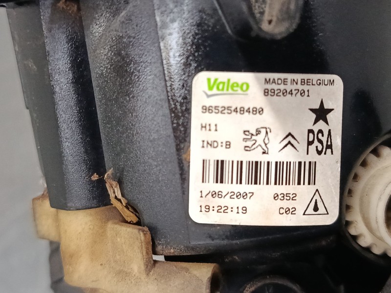 Recambio de faro antiniebla derecho para peugeot partner monospace (5_, g_) 1.6 hdi 90 referencia OEM IAM 9652548480  