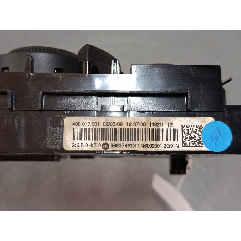 Recambio de mando climatizador para peugeot 3008 i monospace (0u_) 2.0 hdi 150 / bluehdi 150 referencia OEM IAM 96837481XT N6009