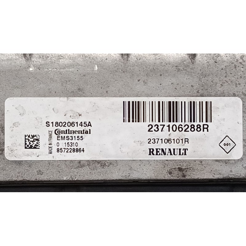 Recambio de centralita motor uce para renault megane iii hatchback (bz0/1_, b3_) 1.2 tce (bz2b, bz11) referencia OEM IAM 2371062