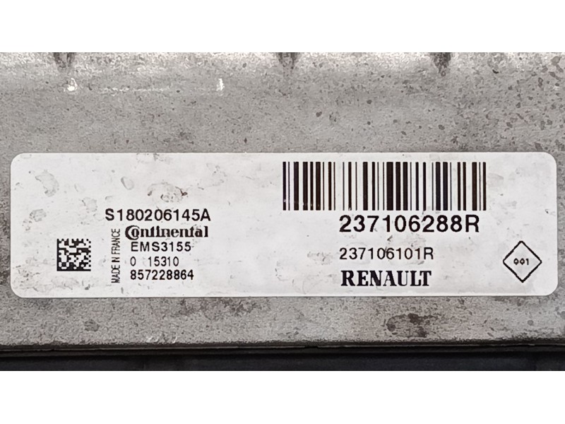 Recambio de centralita motor uce para renault megane iii hatchback (bz0/1_, b3_) 1.2 tce (bz2b, bz11) referencia OEM IAM 2371062
