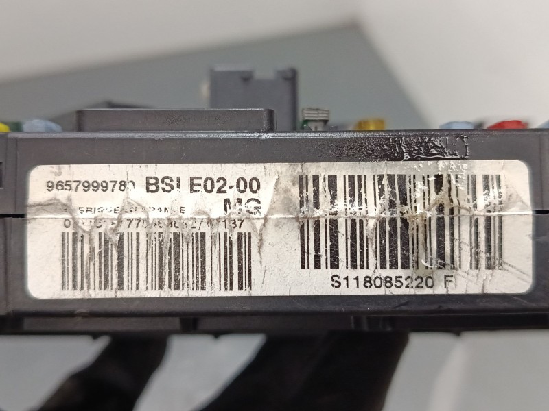Recambio de bsi para peugeot 206 hatchback (2a/c) 1.4 hdi eco 70 referencia OEM IAM 9657999780 S118085220F 
