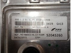 Recambio de centralita motor uce para fiat 500 (312_) 1.2 (312axa1a) referencia OEM IAM 52045260 9GFT6 BC0153659A 2
