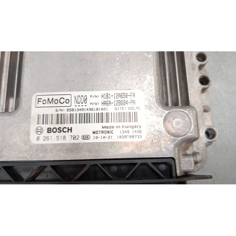 Recambio de centralita motor uce para ford fiesta vii (hj, hf) 1.0 ecoboost referencia OEM IAM 0261S18702 H1B1-12A650 HA6A-12B68