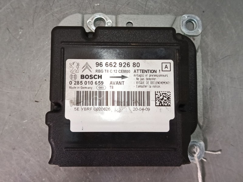 Recambio de centralita airbag para peugeot 3008 i monospace (0u_) 2.0 hdi 150 / bluehdi 150 referencia OEM IAM 9666292680 028501