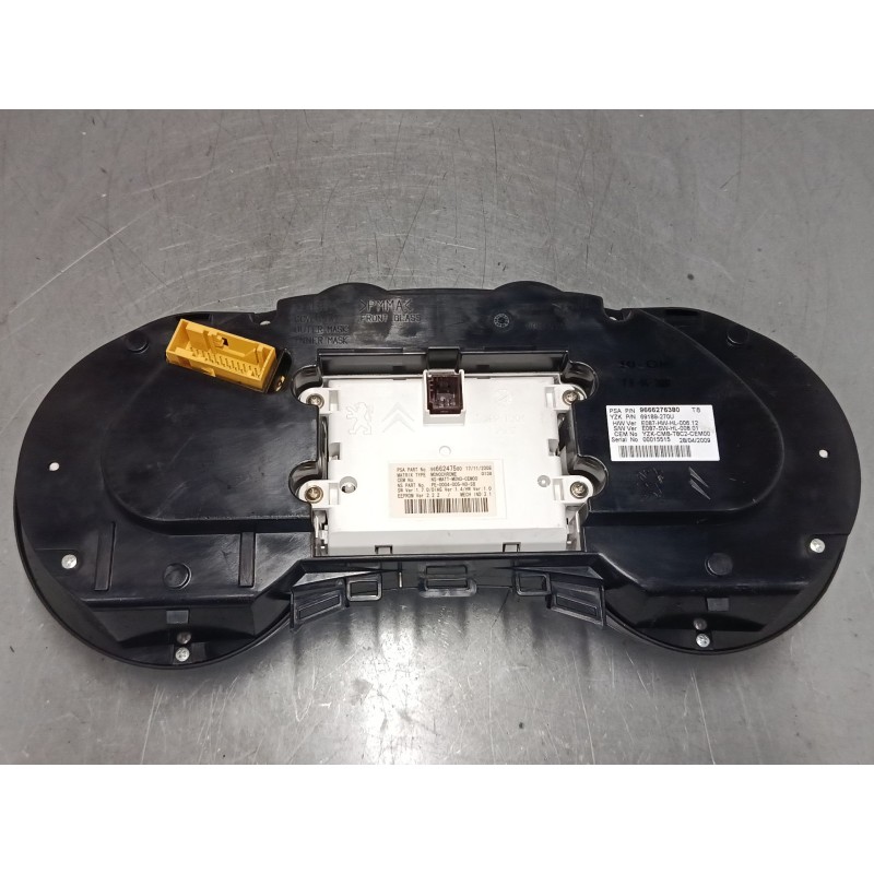 Recambio de cuadro instrumentos para peugeot 3008 i monospace (0u_) 2.0 hdi 150 / bluehdi 150 referencia OEM IAM 9666247580 9666