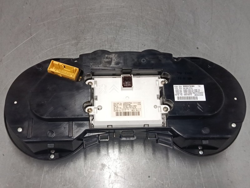 Recambio de cuadro instrumentos para peugeot 3008 i monospace (0u_) 2.0 hdi 150 / bluehdi 150 referencia OEM IAM 9666247580 9666