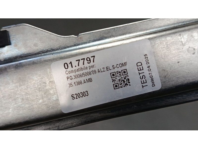Recambio de elevalunas electrico delantero izquierdo para peugeot 3008 i monospace (0u_) 2.0 hdi 150 / bluehdi 150 referencia OE