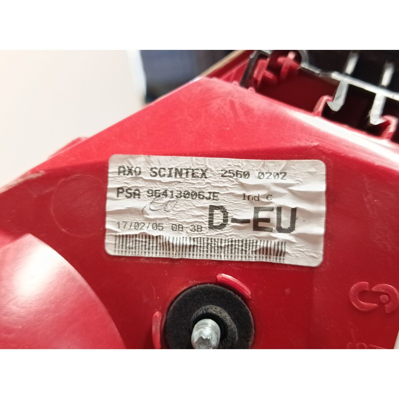 Recambio de piloto trasero porton derecho para peugeot 307 cc (3b) 2.0 16v referencia OEM IAM 96413006JE 25600202 