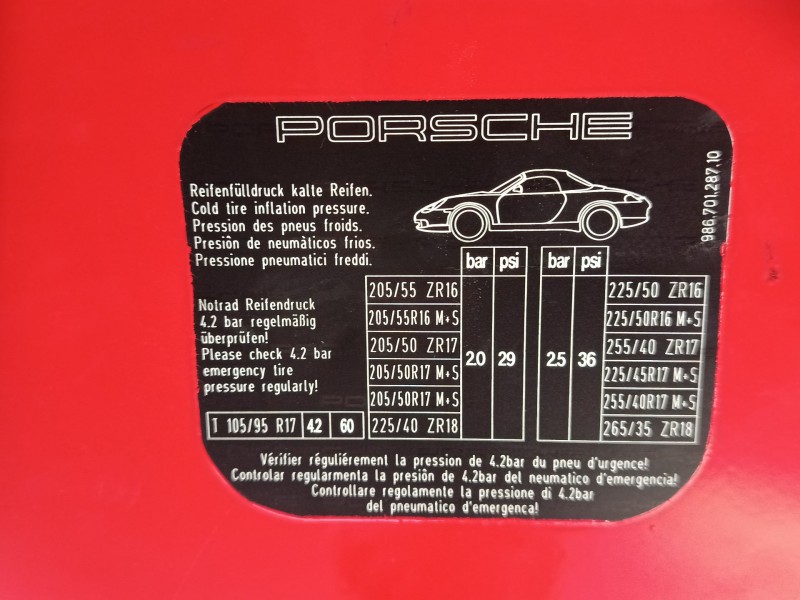 Recambio de capo para porsche boxster (986) 2.7 referencia OEM IAM 99651101102  
