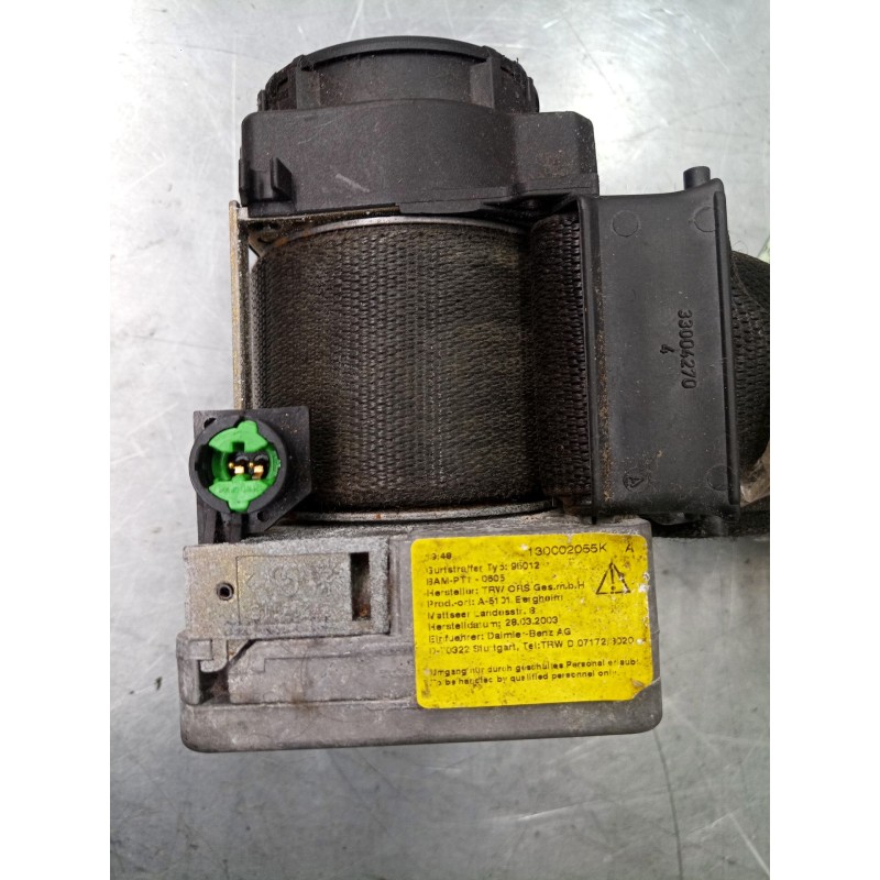Recambio de cinturon seguridad delantero izquierdo para mercedes-benz clase c (w203) c 200 kompressor (203.042) referencia OEM I