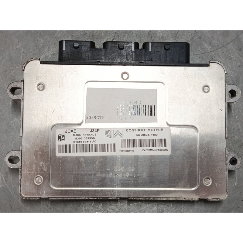 Recambio de centralita motor uce para citroën c2 (jm_) 1.4 referencia OEM IAM 9660374680 9651696680 21585598-3 , A0 J34P.