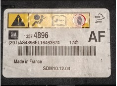 Recambio de centralita airbag para opel astra j (p10) 1.7 cdti (68) referencia OEM IAM 13574896   2