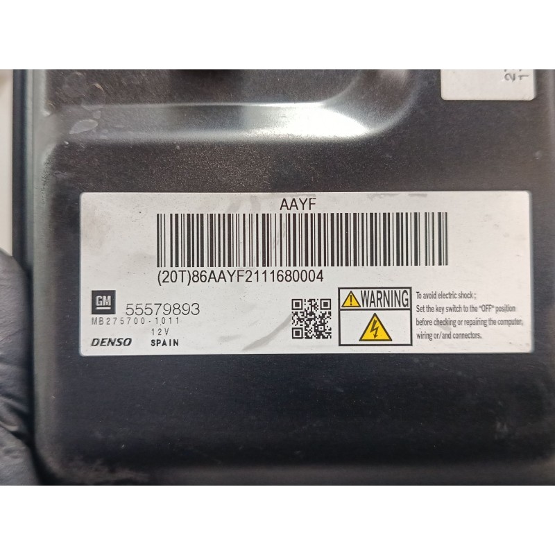 Recambio de centralita motor uce para opel astra j (p10) 1.7 cdti (68) referencia OEM IAM 55579893 MB2757001011 