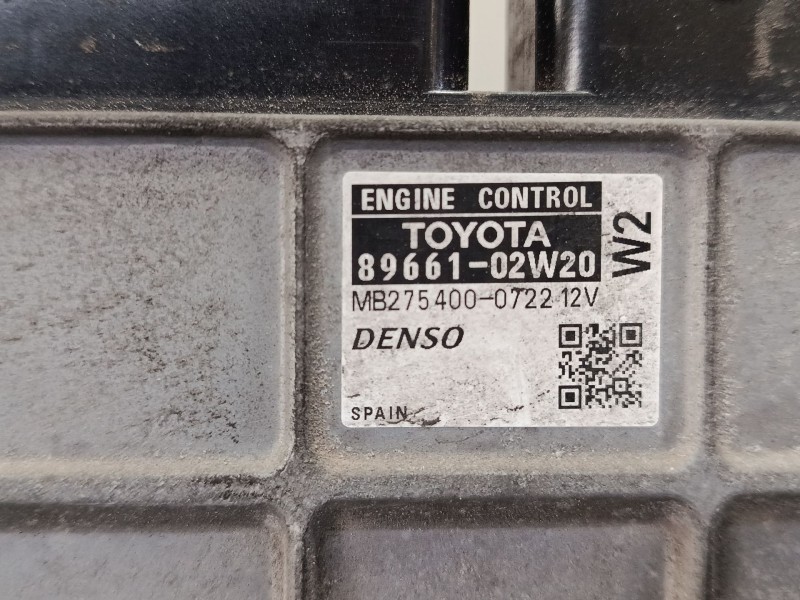 Recambio de centralita motor uce para toyota auris (_e15_) 1.33 dual-vvti (nre150_) referencia OEM IAM 8966102W20 MB2754000722 