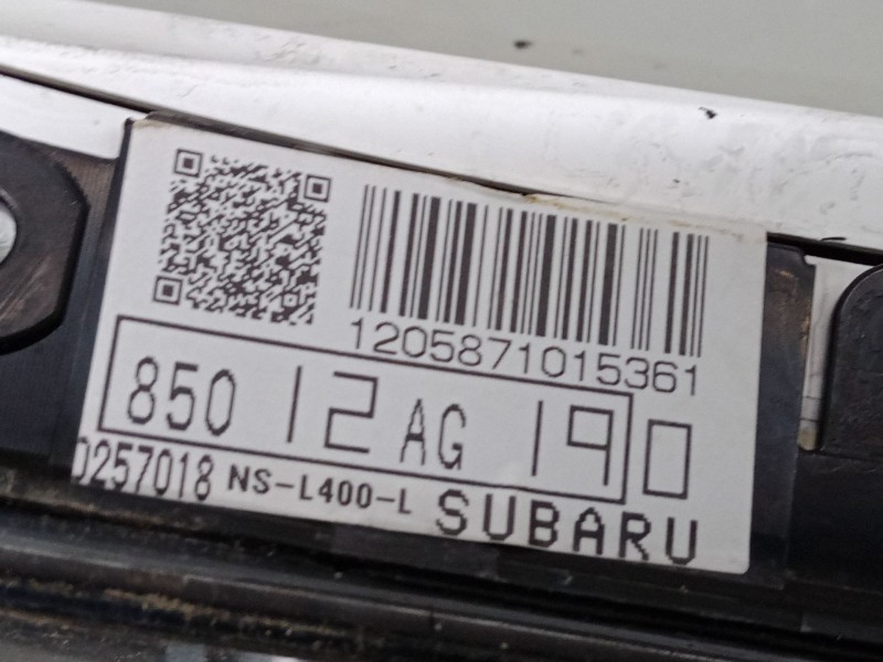Recambio de cuadro instrumentos para subaru legacy iv (bl) 2.5 awd (bl9) referencia OEM IAM 85012AG19  