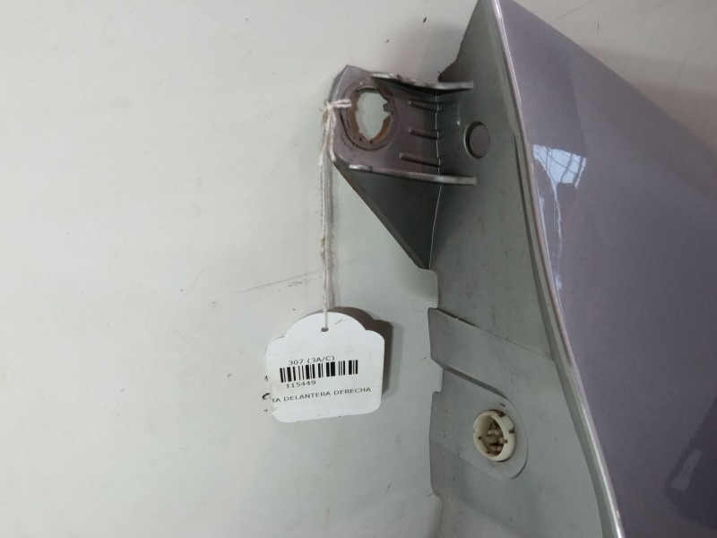 Recambio de aleta delantera derecha para peugeot 307 (3a/c) 1.4 16v referencia OEM IAM   