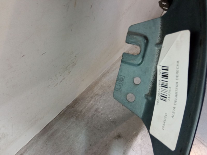 Recambio de aleta delantera derecha para peugeot 207/207+ (wa_, wc_) 1.6 16v referencia OEM IAM   