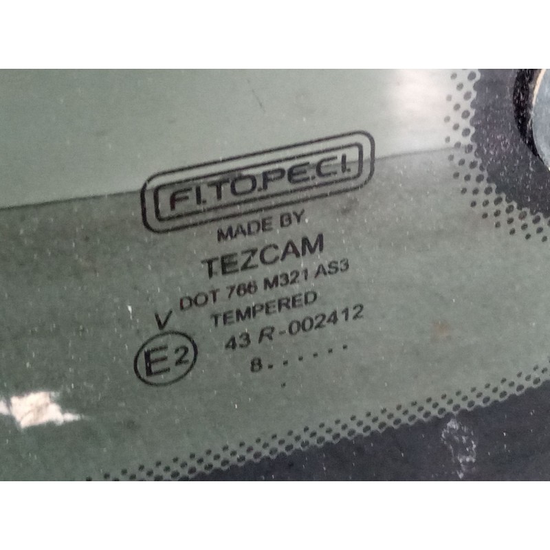 Recambio de luna corredera derecha para fiat qubo (225_) 1.3 d multijet (225cxb1a, 225axb1a, 225cxb11, 225axb11,... referencia O