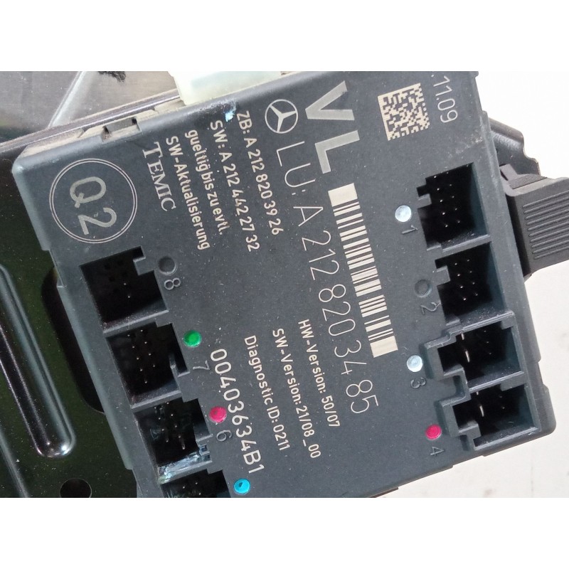 Recambio de elevalunas electrico delantero izquierdo para mercedes-benz clase e (w212) e 350 cgi (212.057) referencia OEM IAM A2